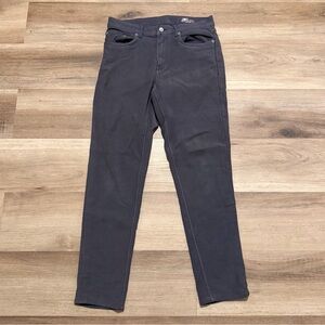 Faherty Brand Mens Gray Stretch Terry 5-Pocket Classic Trouser Pants Size 31x30